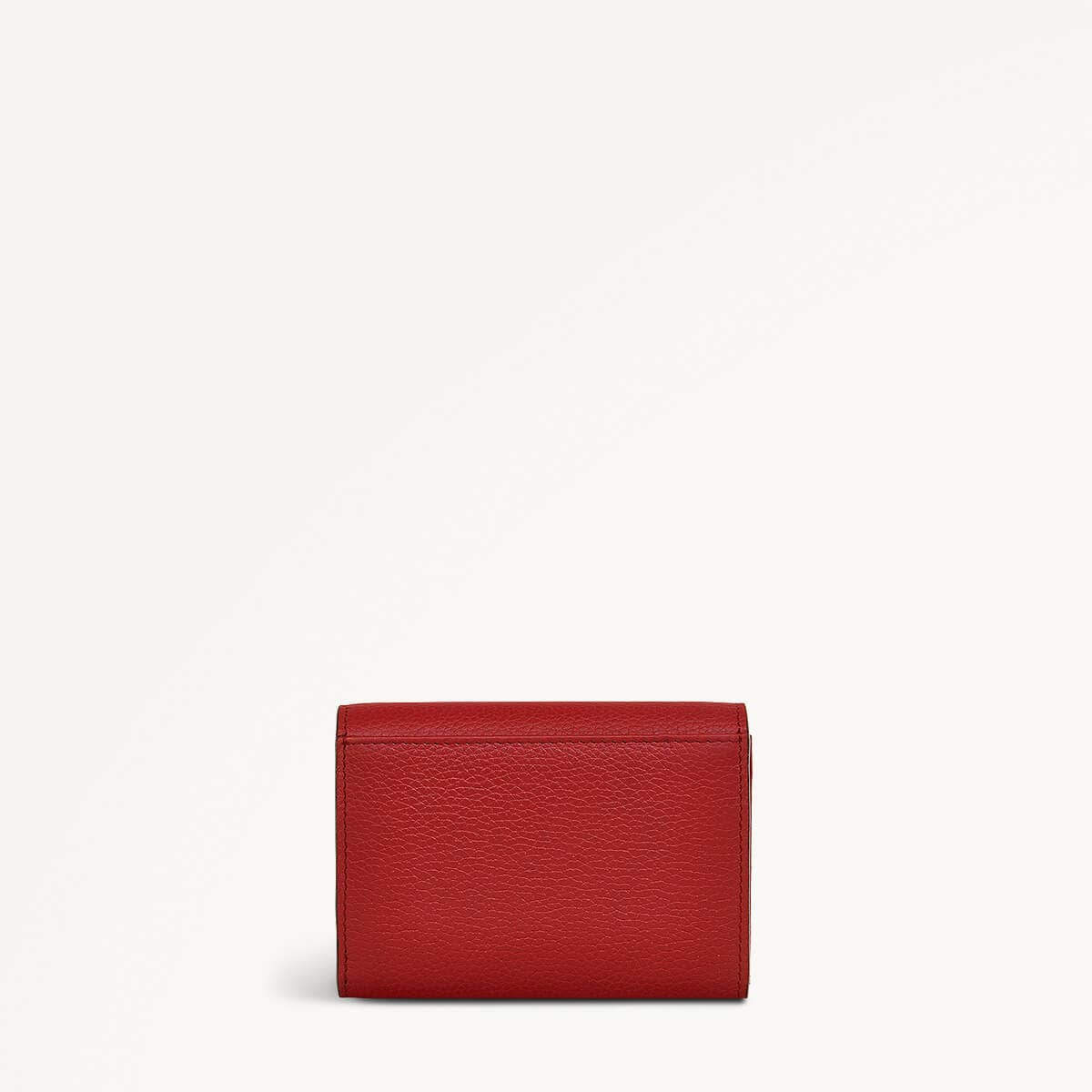 My Love Leather Small Ziptop Coin Purse in Poinsettia - 110597