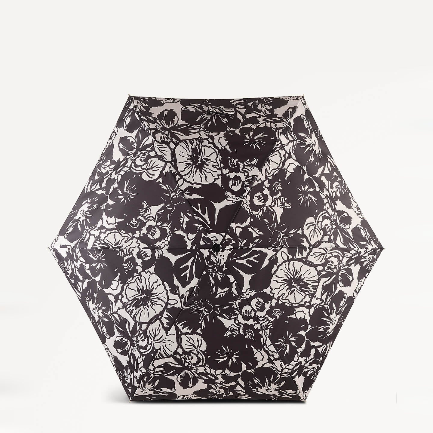 Spring Floral Fabric Responsible Umbrella in Chalk - 110624