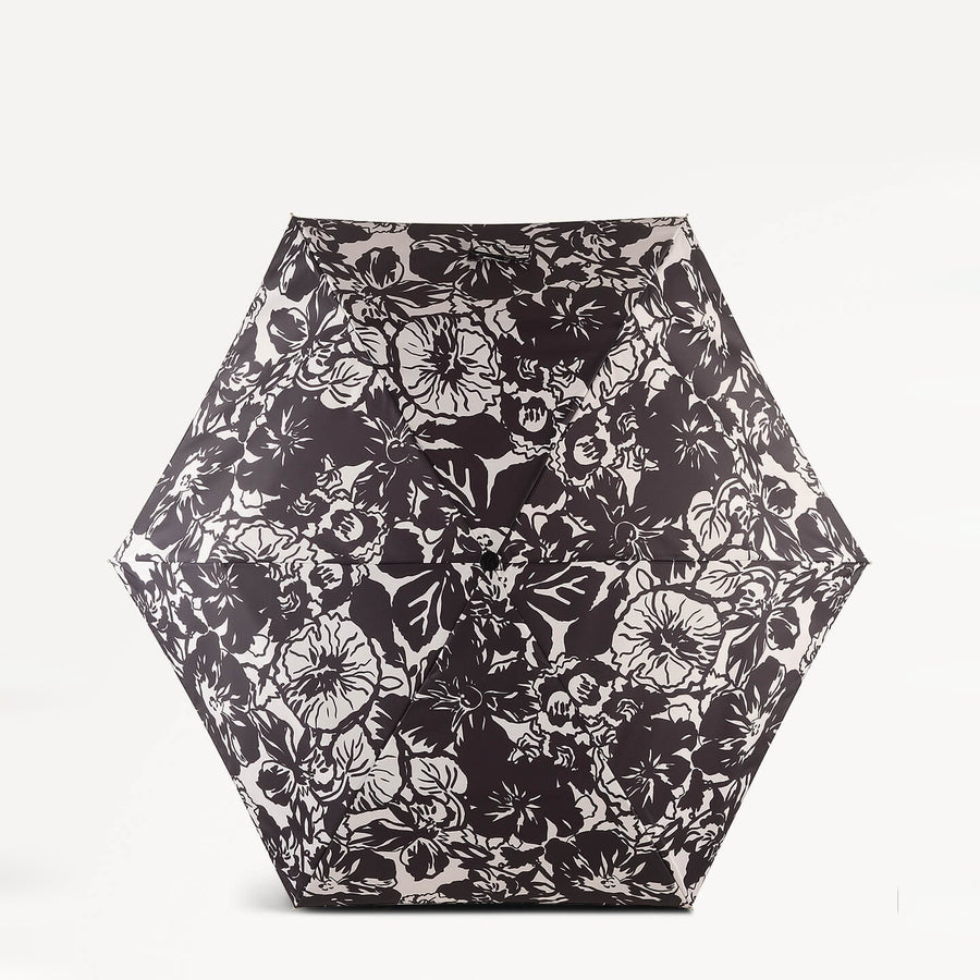 Spring Floral Fabric Responsible Umbrella in Chalk - 110624