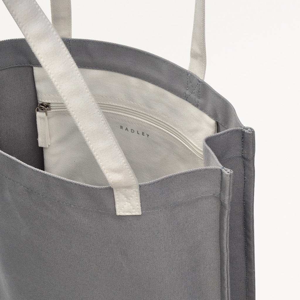 Heritage Dog Outline Fabric Medium Open Top Tote in Artichoke - 110630