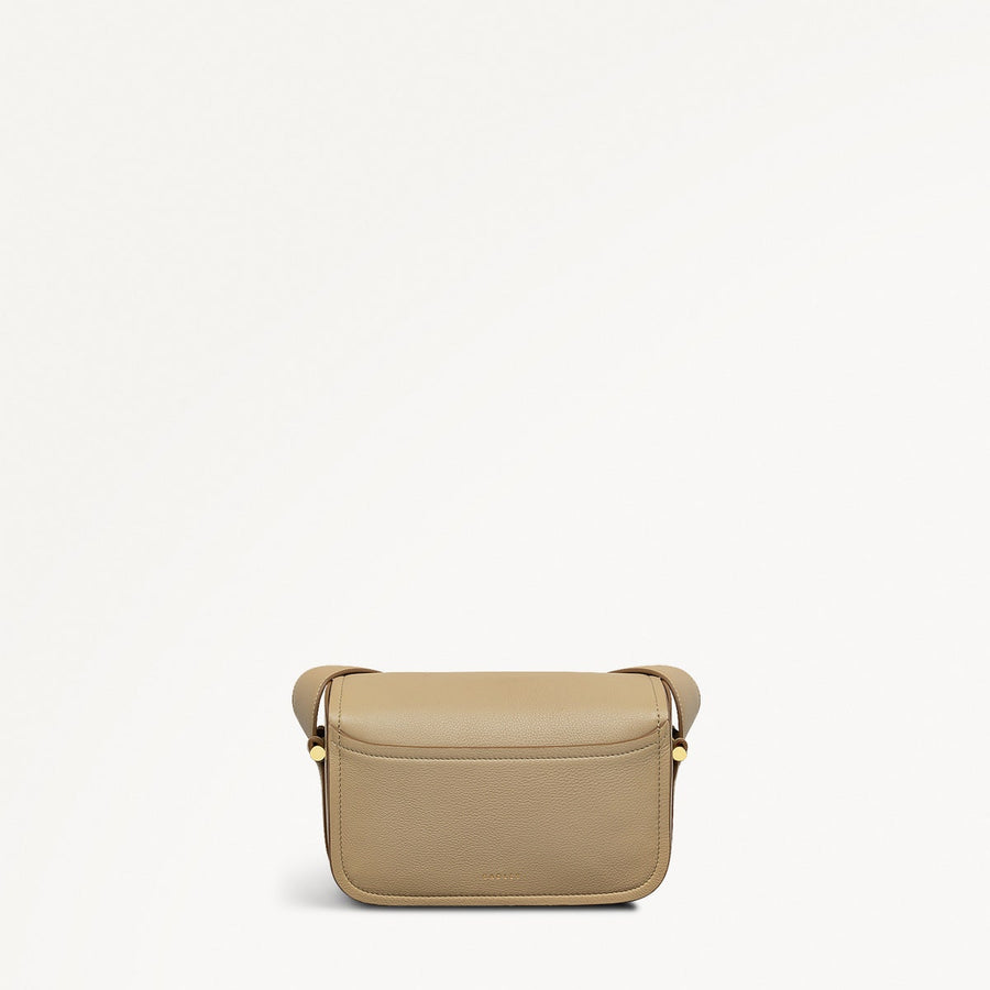 Bathurst Mews Medium Flapover Cross Body Stone - 110657