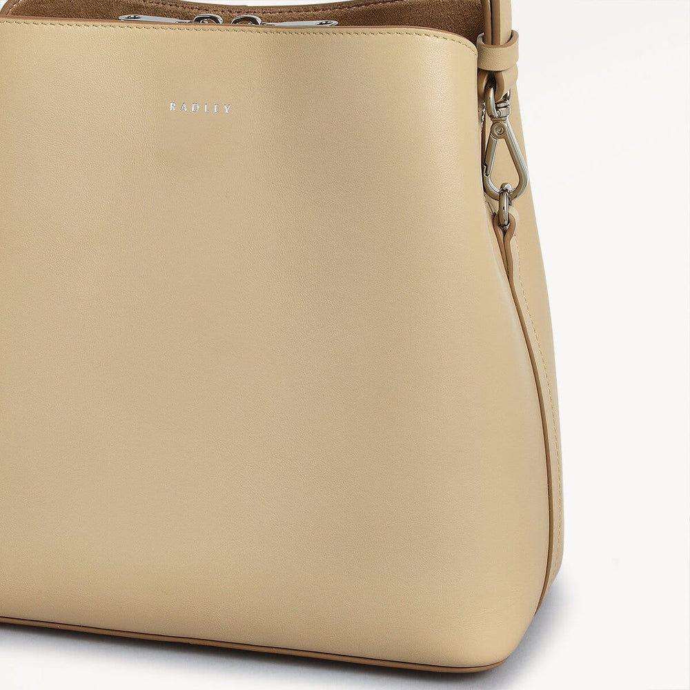 DUKES PLACE MEDIUM COMPARTMENT CROSS BODY STONE