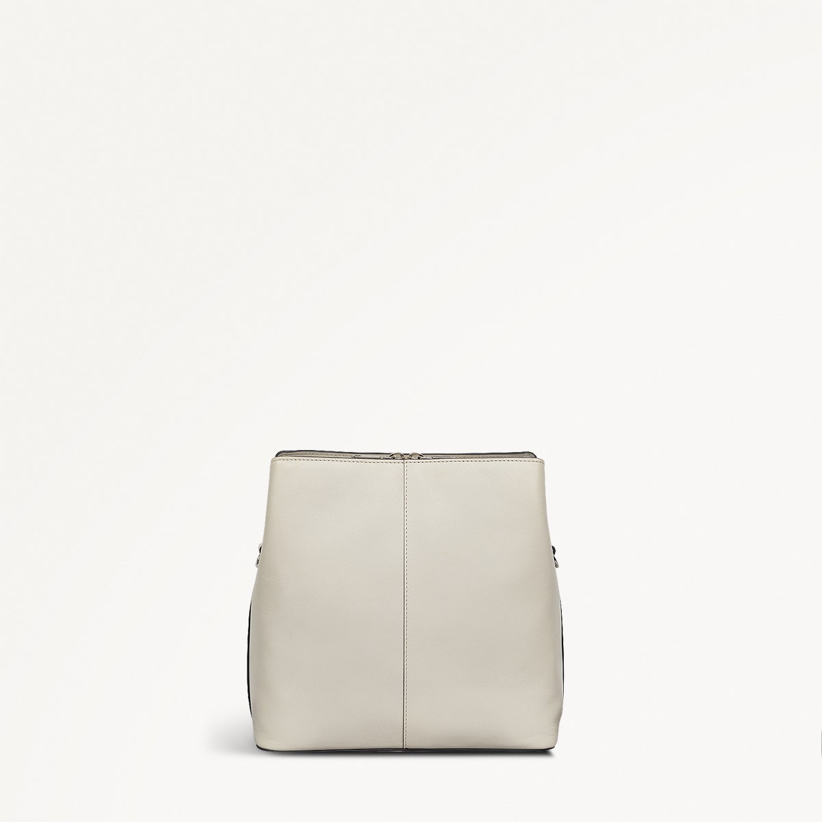 Dukes Place Leather Medium Compartment Cross Body Bag in Chalk - 110674