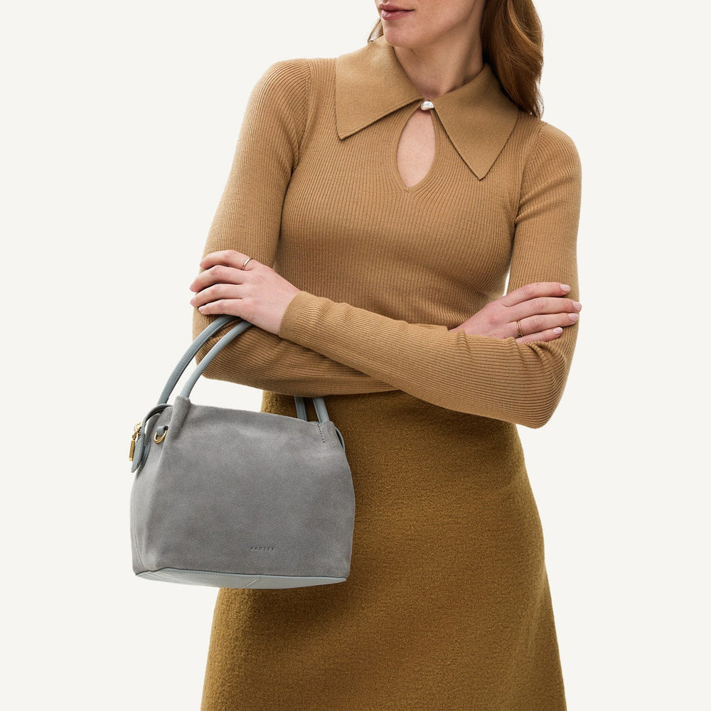 Ivydale Road Leather Small Ziptop Cross Body Bag in Artichoke - 110676