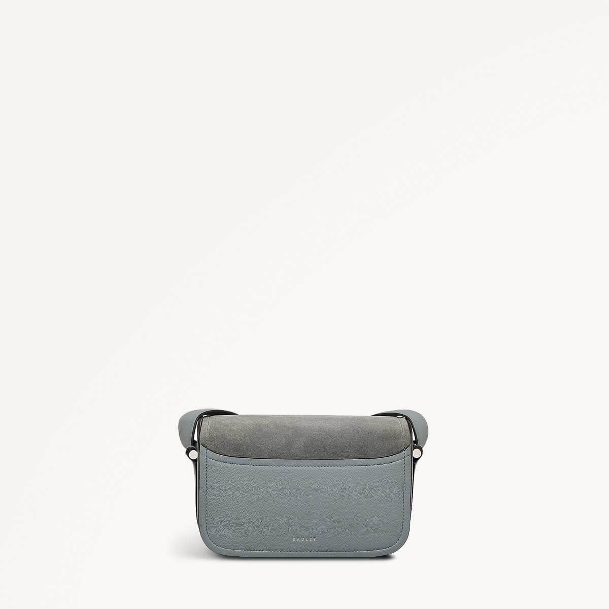 Bathurst Mews Leather Medium Flapover Cross Body Bag in Artichoke - 110682