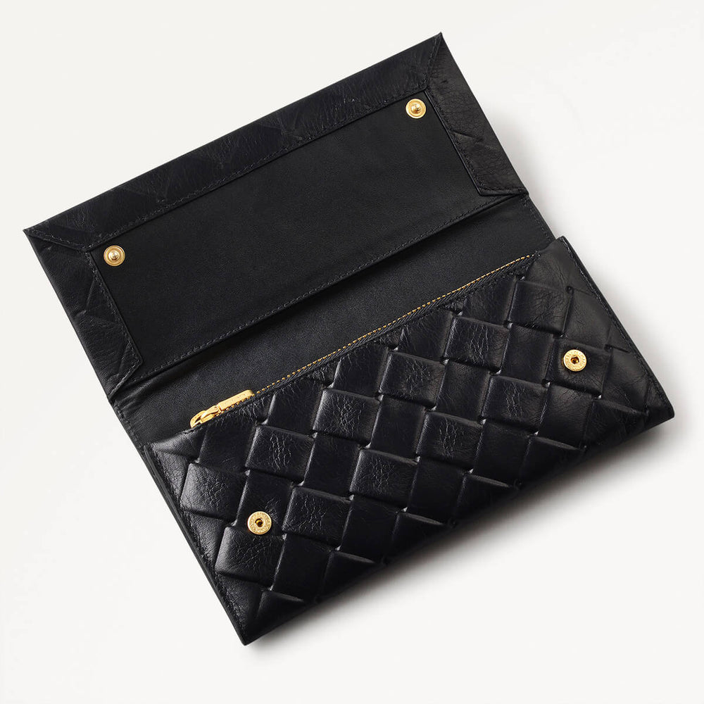Weaver Lane Large Flapover Matinee Black  - 110718