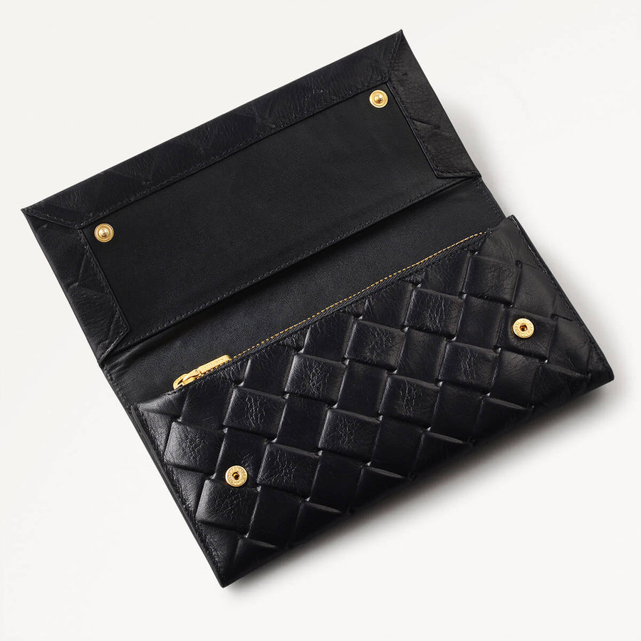 Weaver Lane Large Flapover Matinee Black  - 110718