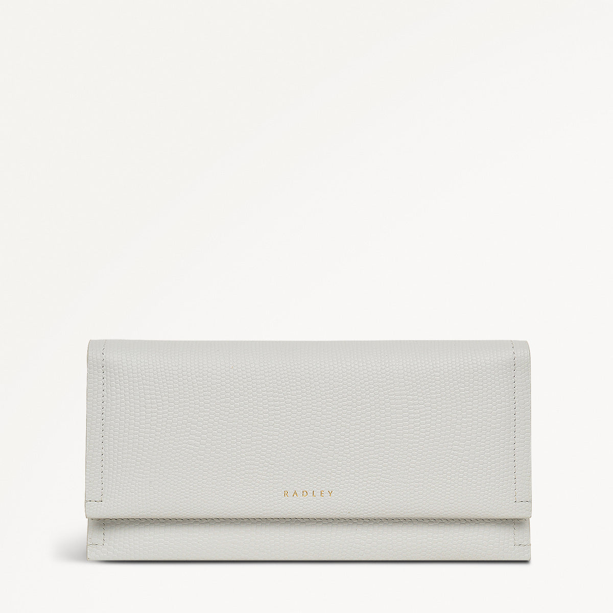 Oak Street Leather Large Flapover Wallet in Mist - 110719