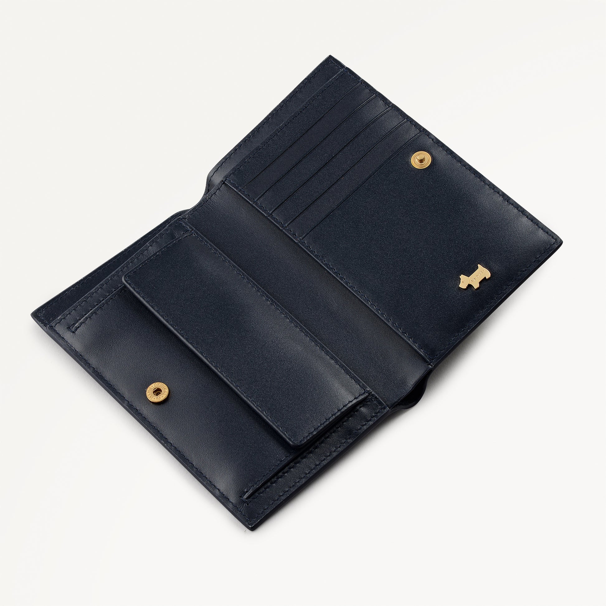 Heritage Lane Leather Medium Bifold Wallet in Ink - 110746