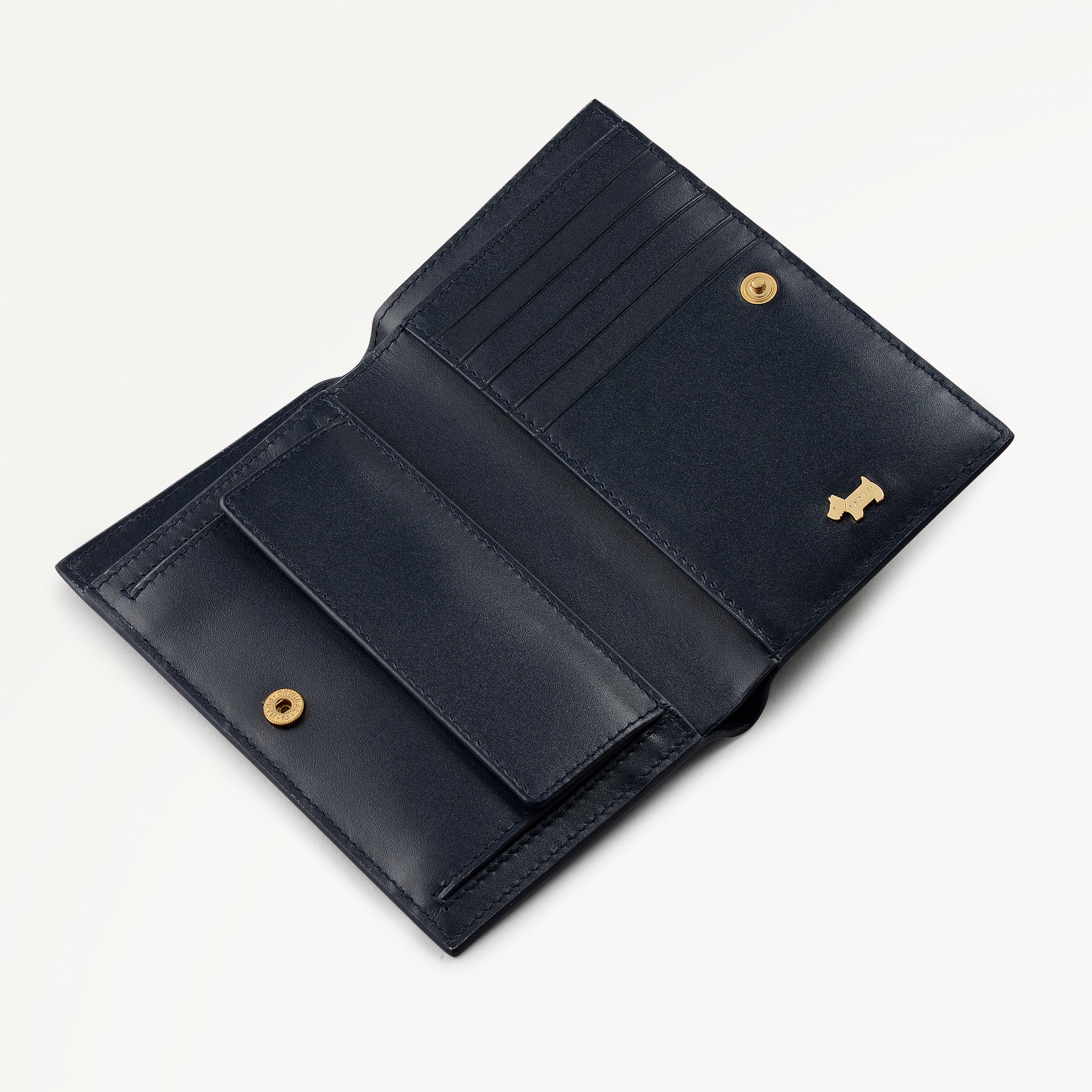 Heritage Lane Leather Medium Bifold Wallet in Ink - 110746