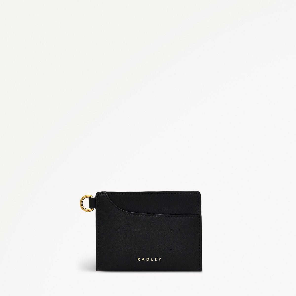 Pockets Leather Small Card Holder in Black - 110752