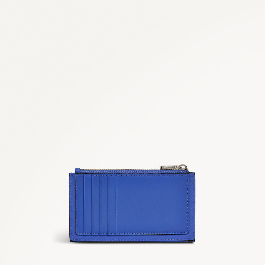 Coin Street Medium Ziptop Purse Yves Blue  - 110759