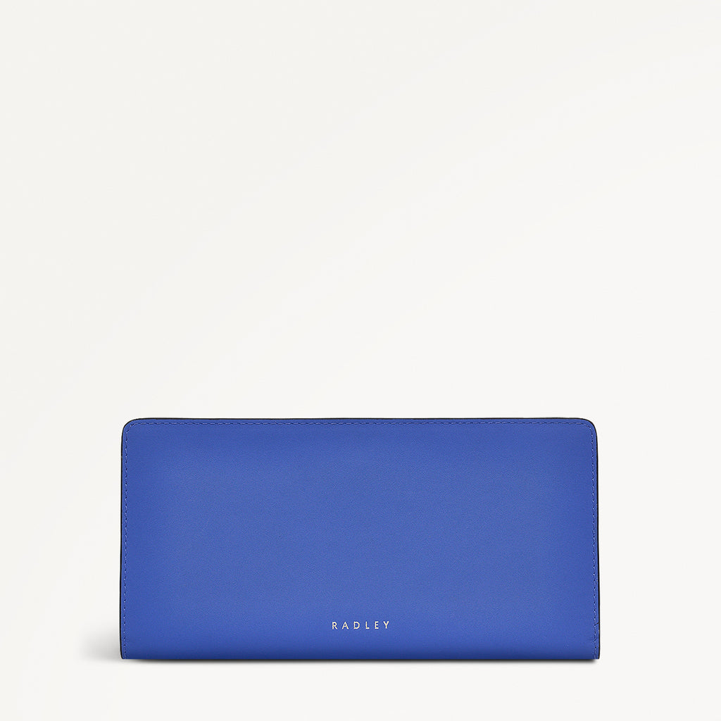 Coin Street Leather Large Bifold Wallet in Yves Blue - 110760