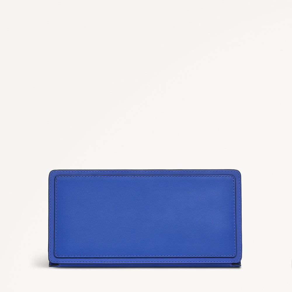 Coin Street Leather Large Bifold Wallet in Yves Blue - 110760