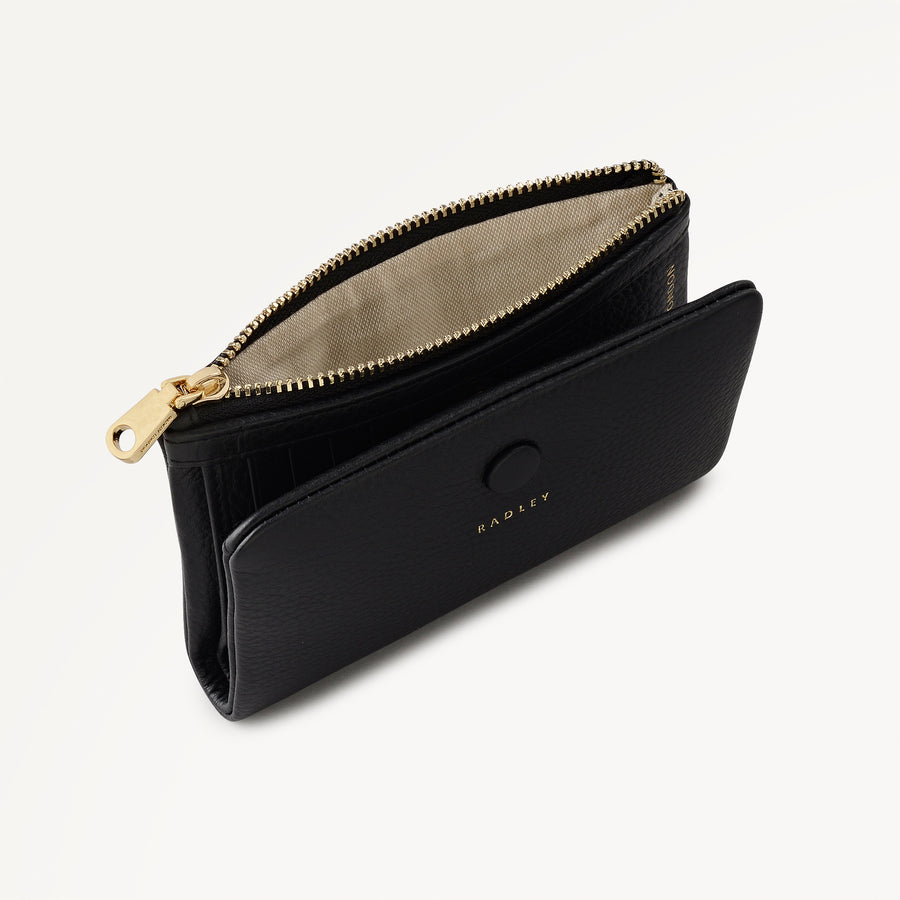 Mallow Street Leather Medium Bifold Wallet in Black - 110764