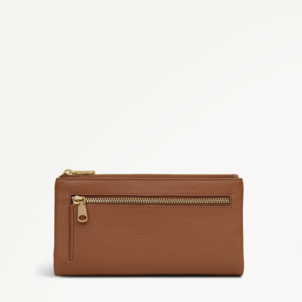 Mallow Street Leather Large Bifold Wallet in Saddle - 110765