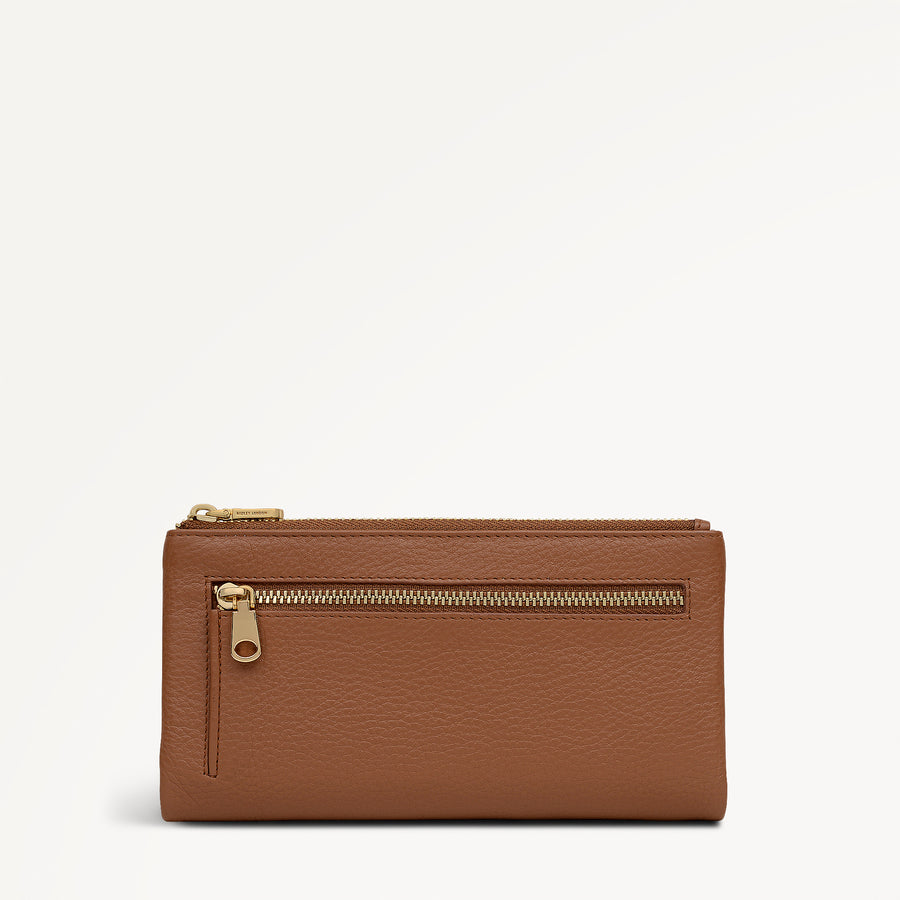 Mallow Street Leather Large Bifold Wallet in Saddle - 110765