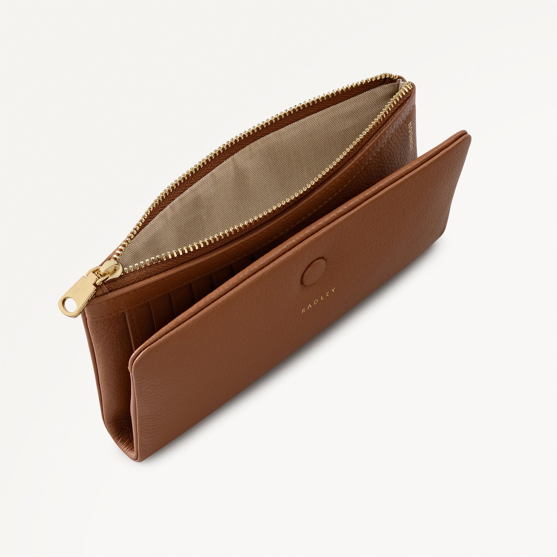 Mallow Street Leather Large Bifold Wallet in Saddle - 110765