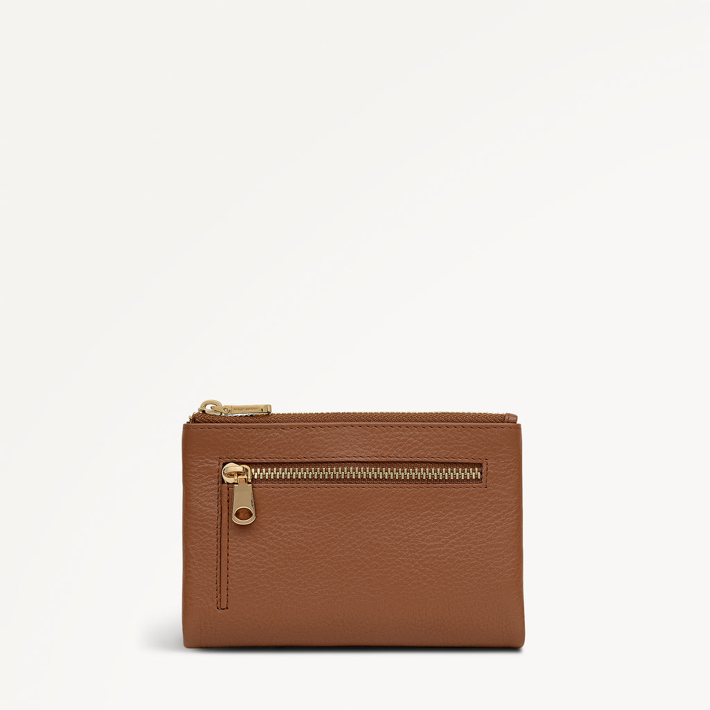 Mallow Street Medium Bifold Purse Saddle  - 110766