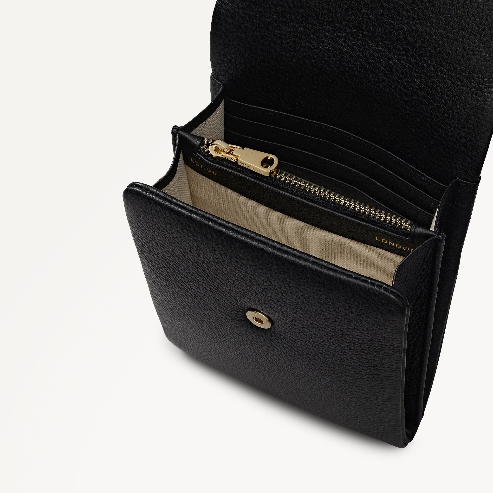 Mallow Street Medium Phone Cross Body Black - 110770