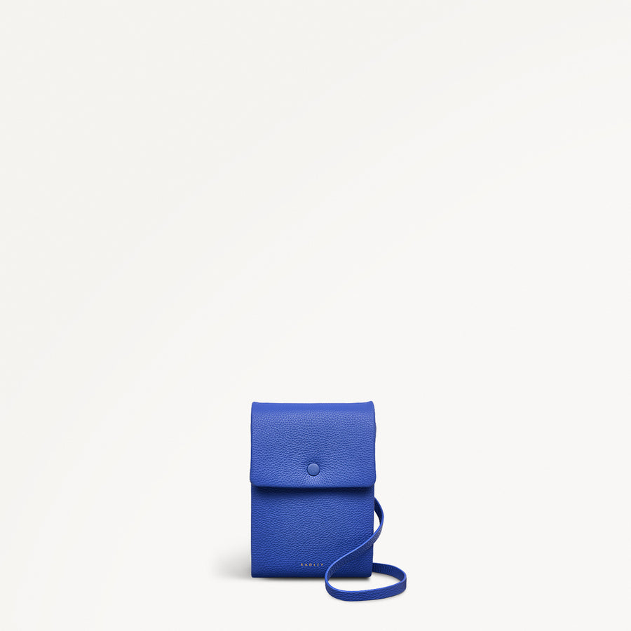 Mallow Street Leather Medium Phone Crossbody in Yves Blue - 110772