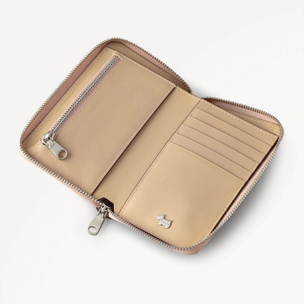 Pockets Medium Zip Around Purse Stone - 110779