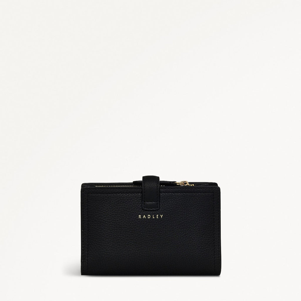 Willis Street Leather Medium Bifold Wallet in Black - 110782