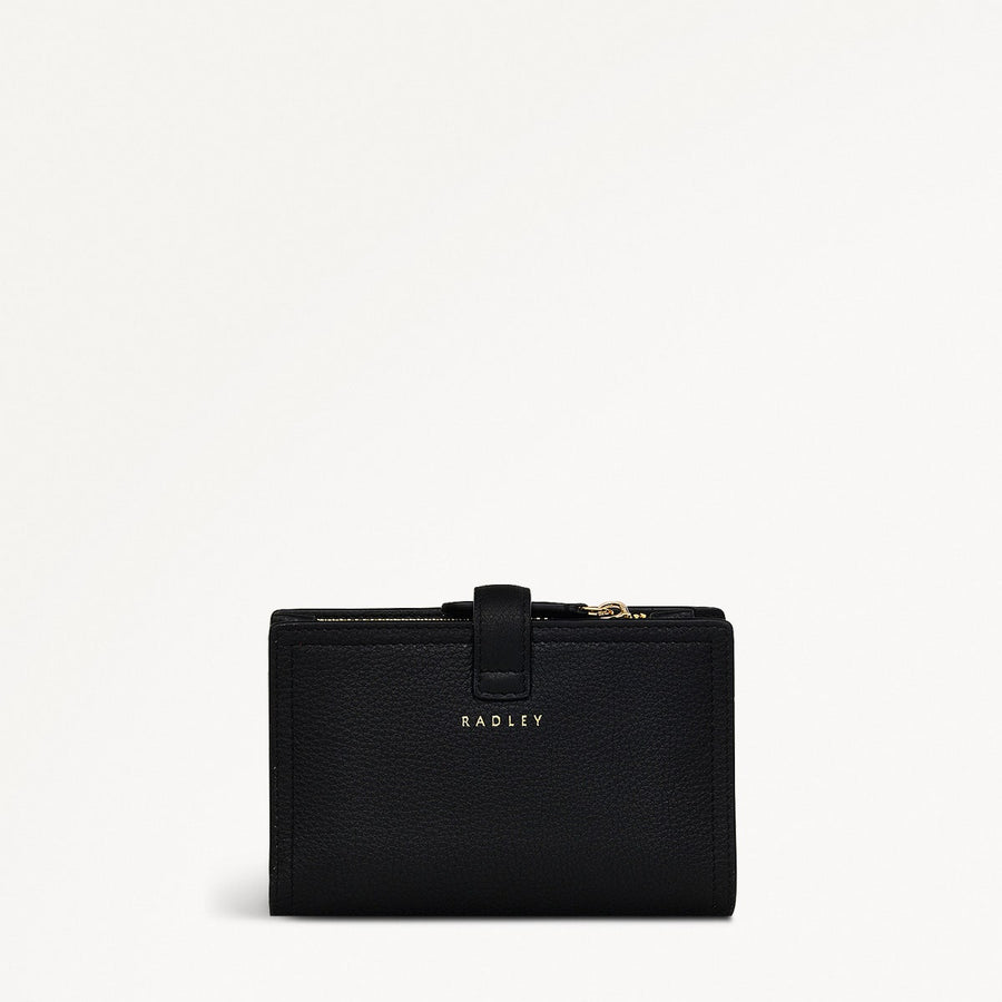 Willis Street Leather Medium Bifold Wallet in Black - 110782