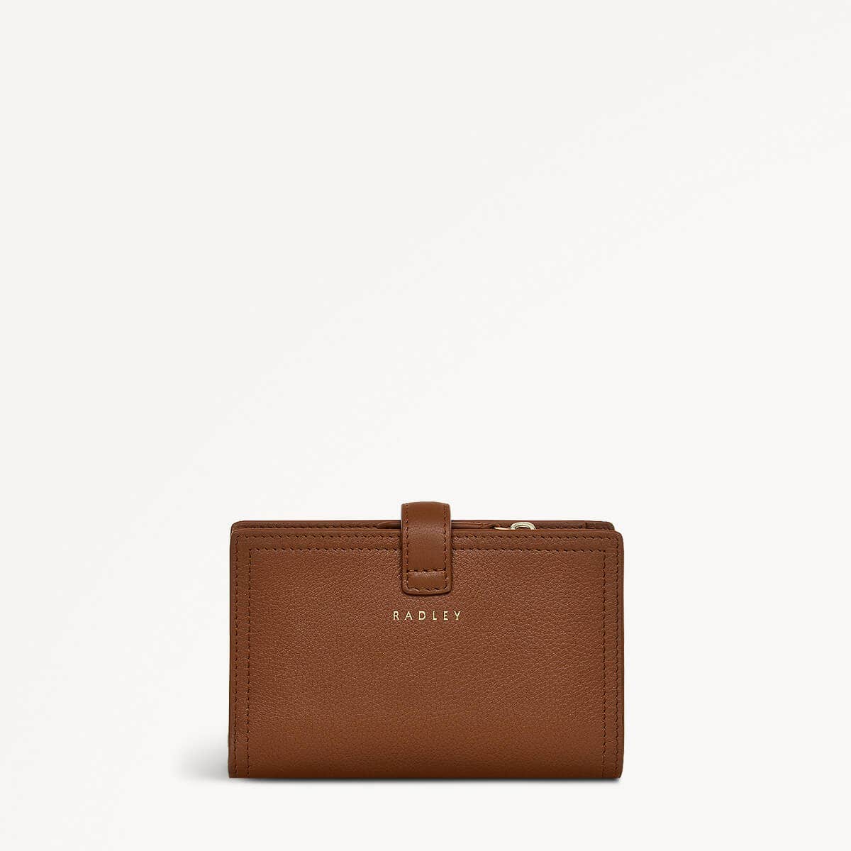 Willis Street Leather Medium Bifold Wallet in Saddle - 110784