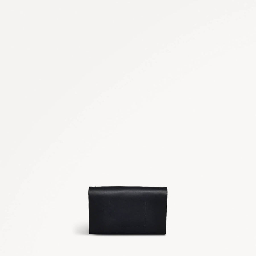 The Kensal Leather Large Phone Cross Body in Black - 110786