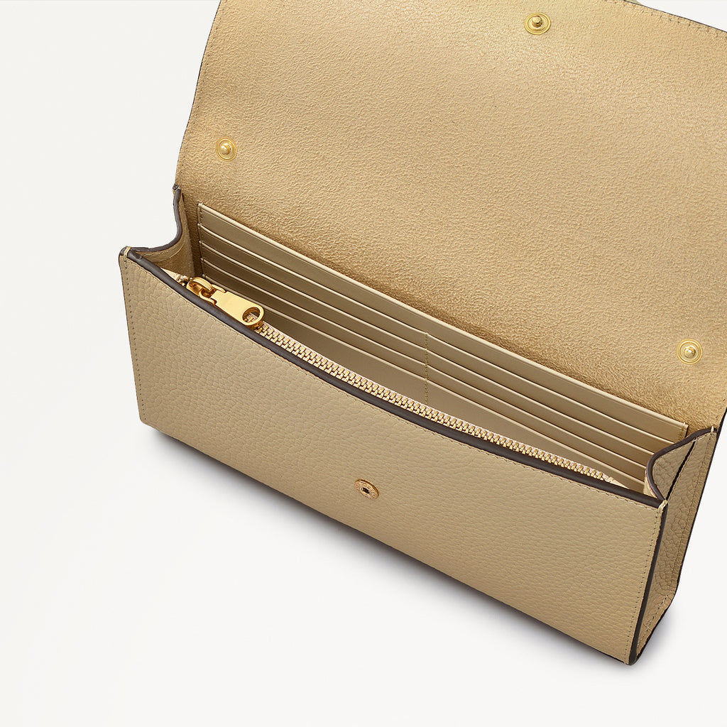 The Rathbone Leather Large Phone Cross Body in Stone - 110788