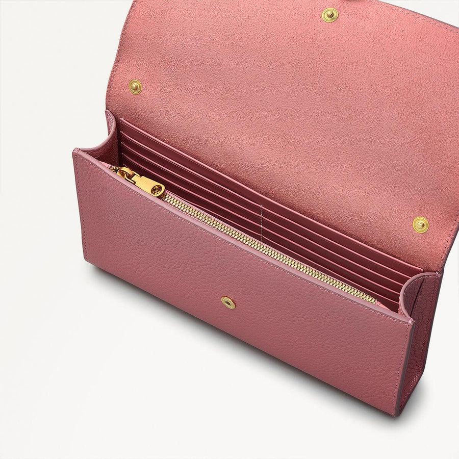 The Rathbone Leather Large Phone Cross Body in Sienna Pink - 110789