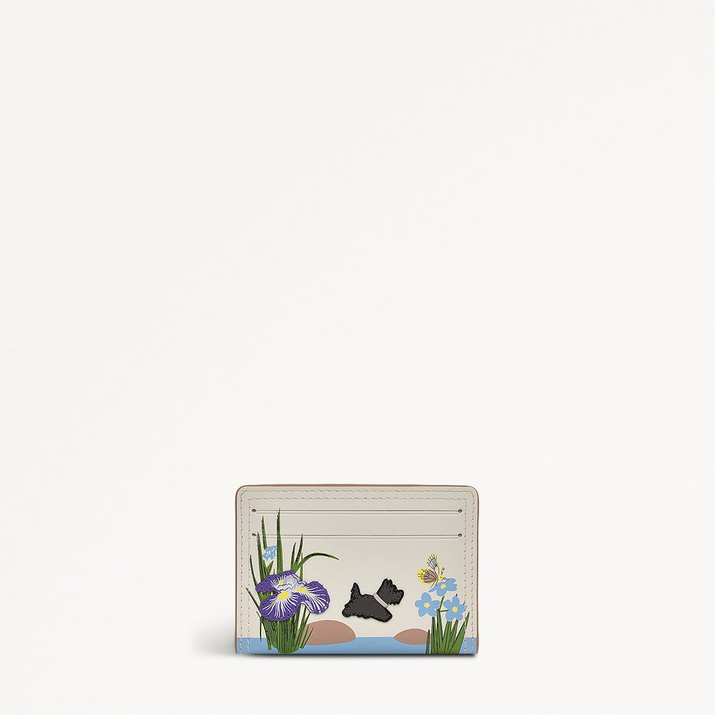 RHS SS25 Leather Small Card Holder in Chalk - 110804
