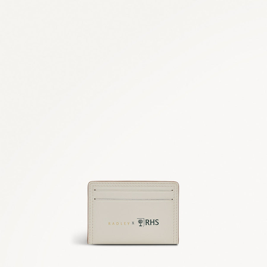 RHS SS25 Leather Small Card Holder in Chalk - 110804