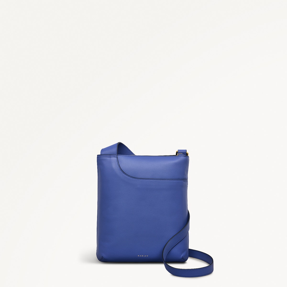 Pockets Medium Ziptop Cross Body Yves Blue - 110812