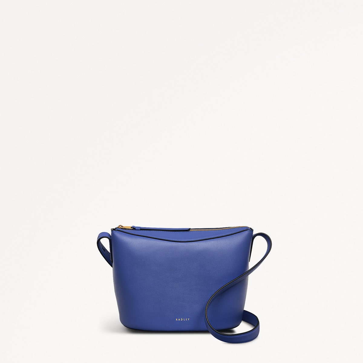 The Kensal Small Ziptop Cross Body Yves Blue - 110815