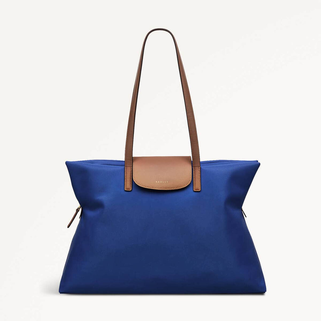 Pocket Essentials Medium Ziptop Tote Yves Blue - 110824