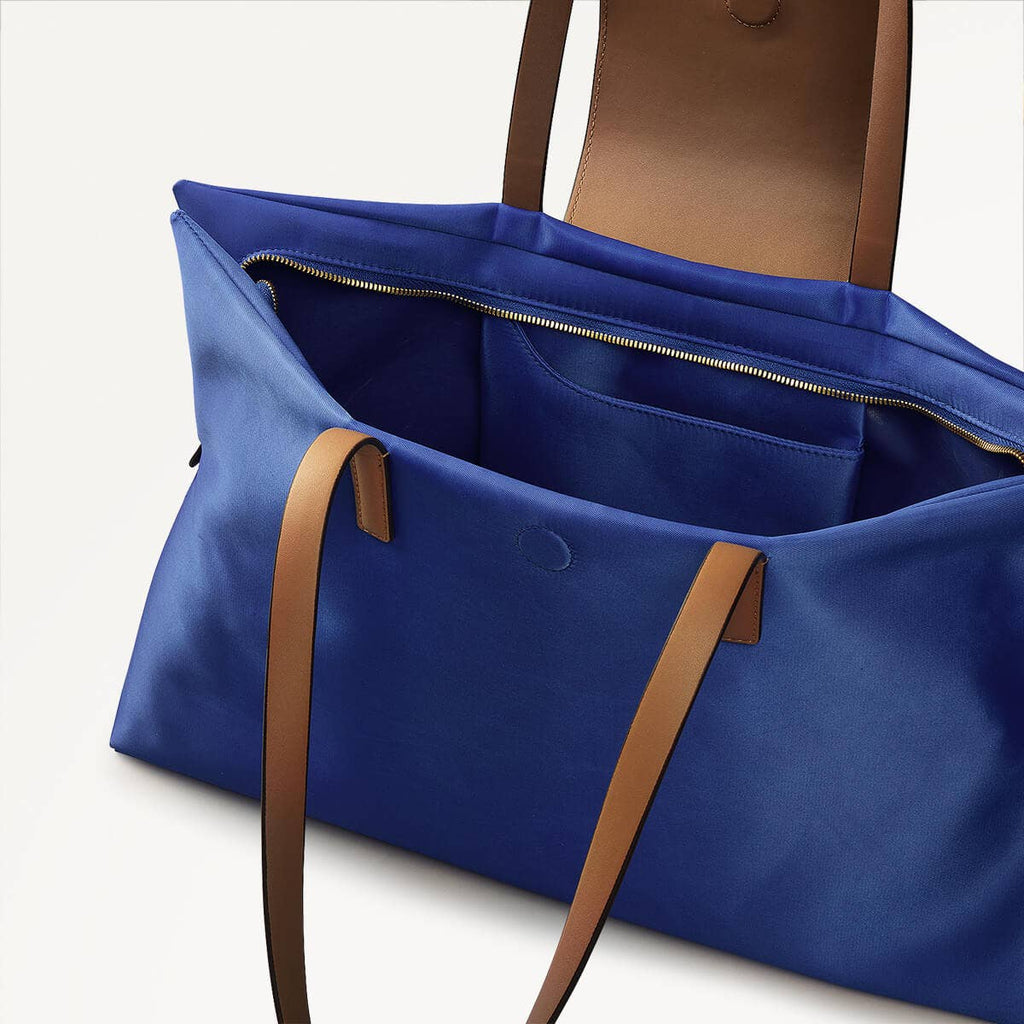 Pocket Essentials Medium Ziptop Tote Yves Blue - 110824