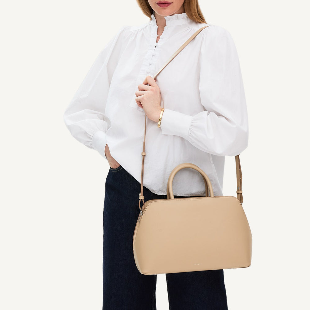 Liverpool Street Medium Ziptop Grab Stone - 110830