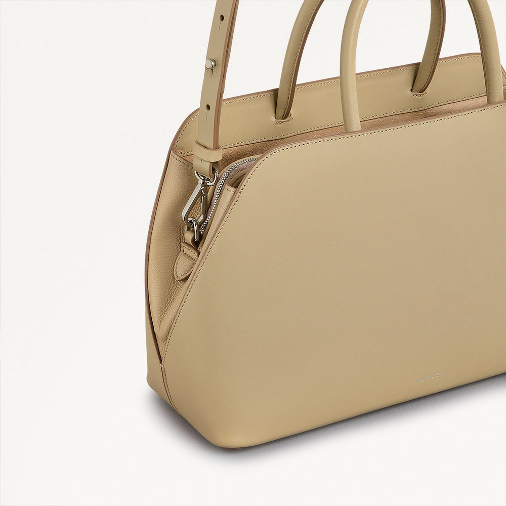 Liverpool Street Medium Ziptop Grab Stone - 110830