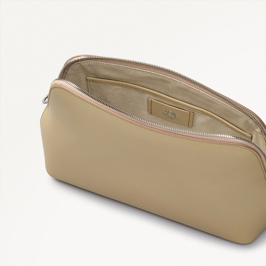 Liverpool Street Medium Ziptop Cross Body Stone - 110831