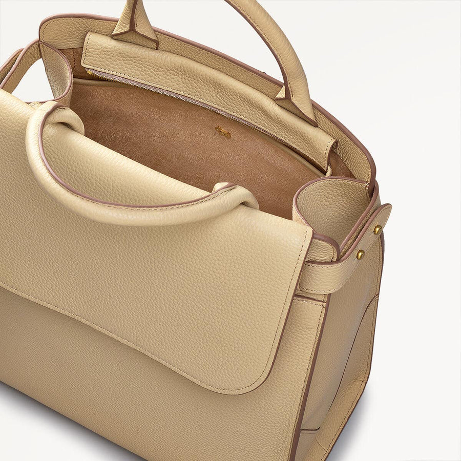 The Rathbone Large Flapover Backpack Stone - 110834