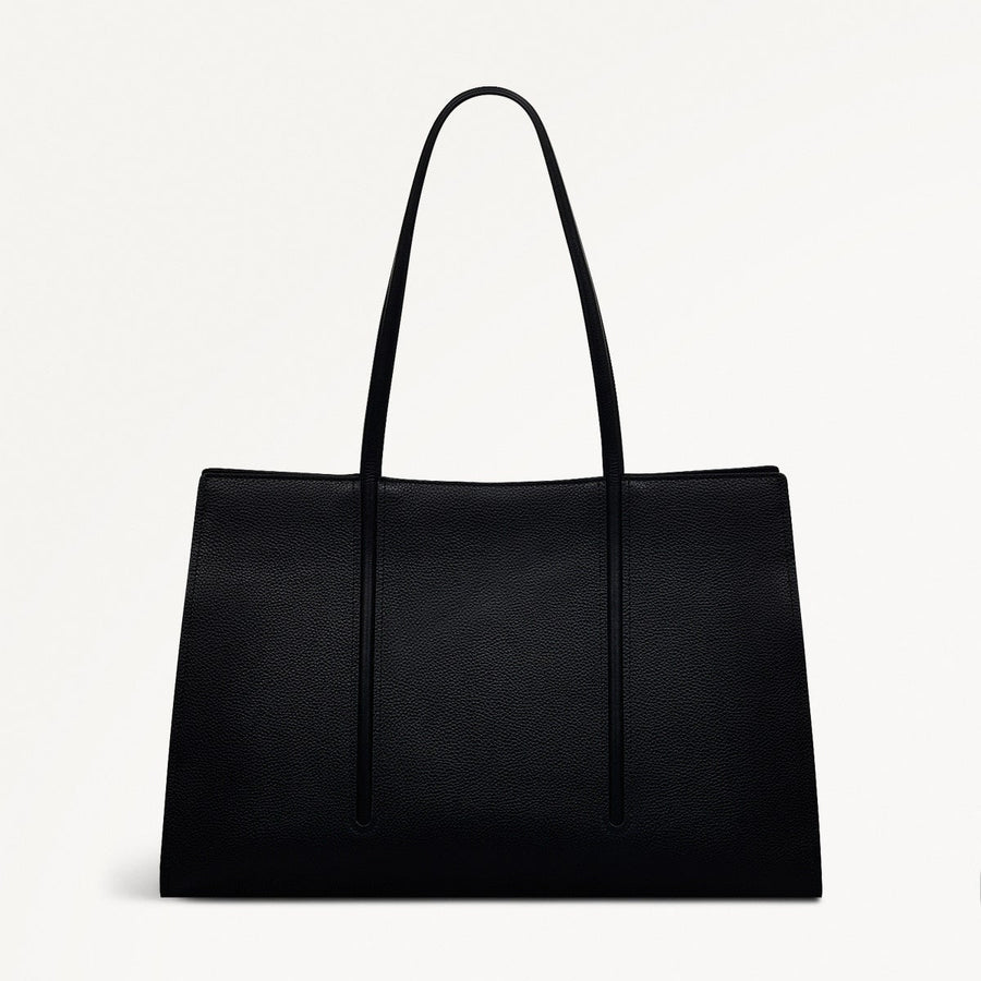 Portland Place Large Open Top Tote Black - 110838