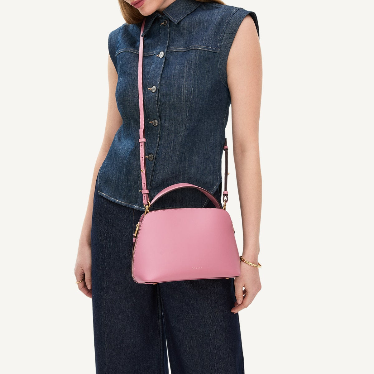 Liverpool Street Small Open Top Grab Sienna Pink - 110840
