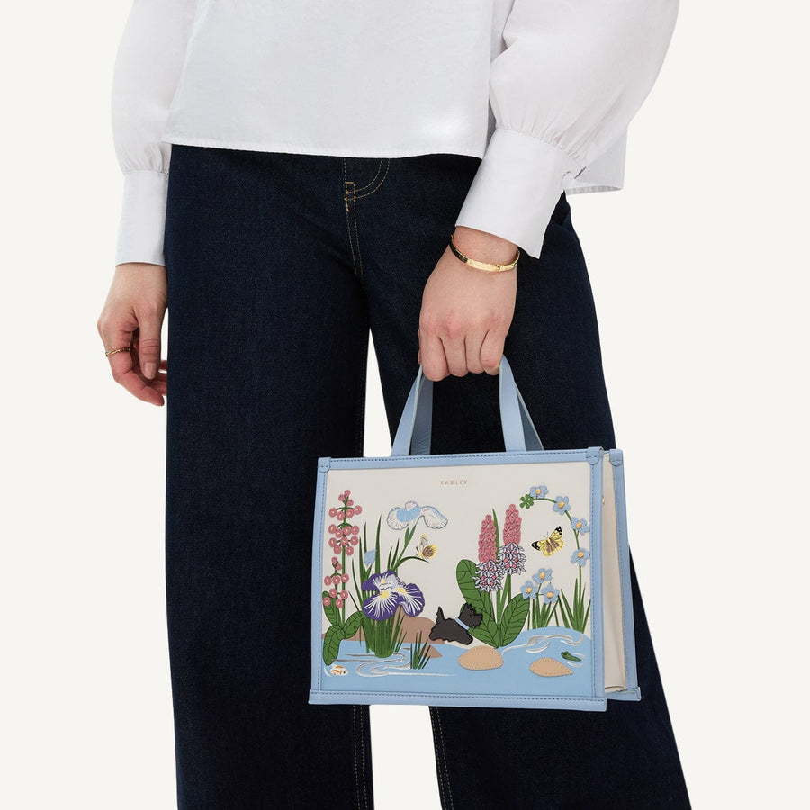 Rhs Ss25 Small Ziptop Grab Chalk - 110847