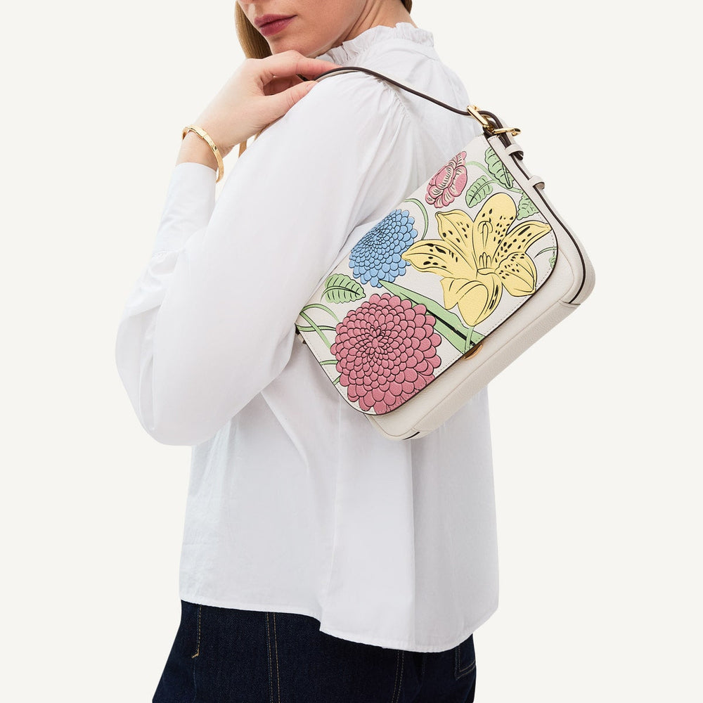 Rhs Ss25 Small Flapover Cross Body Chalk - 110850