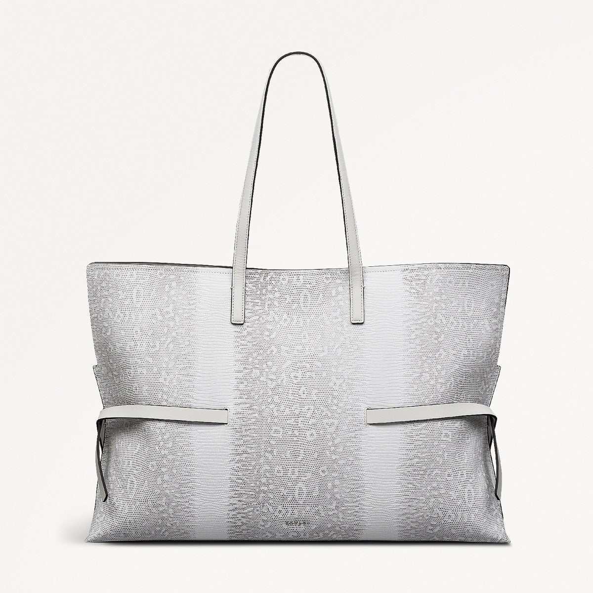 Fleet Street - Faux Lizard Large Open Top Shoulder Bag - RHD18803