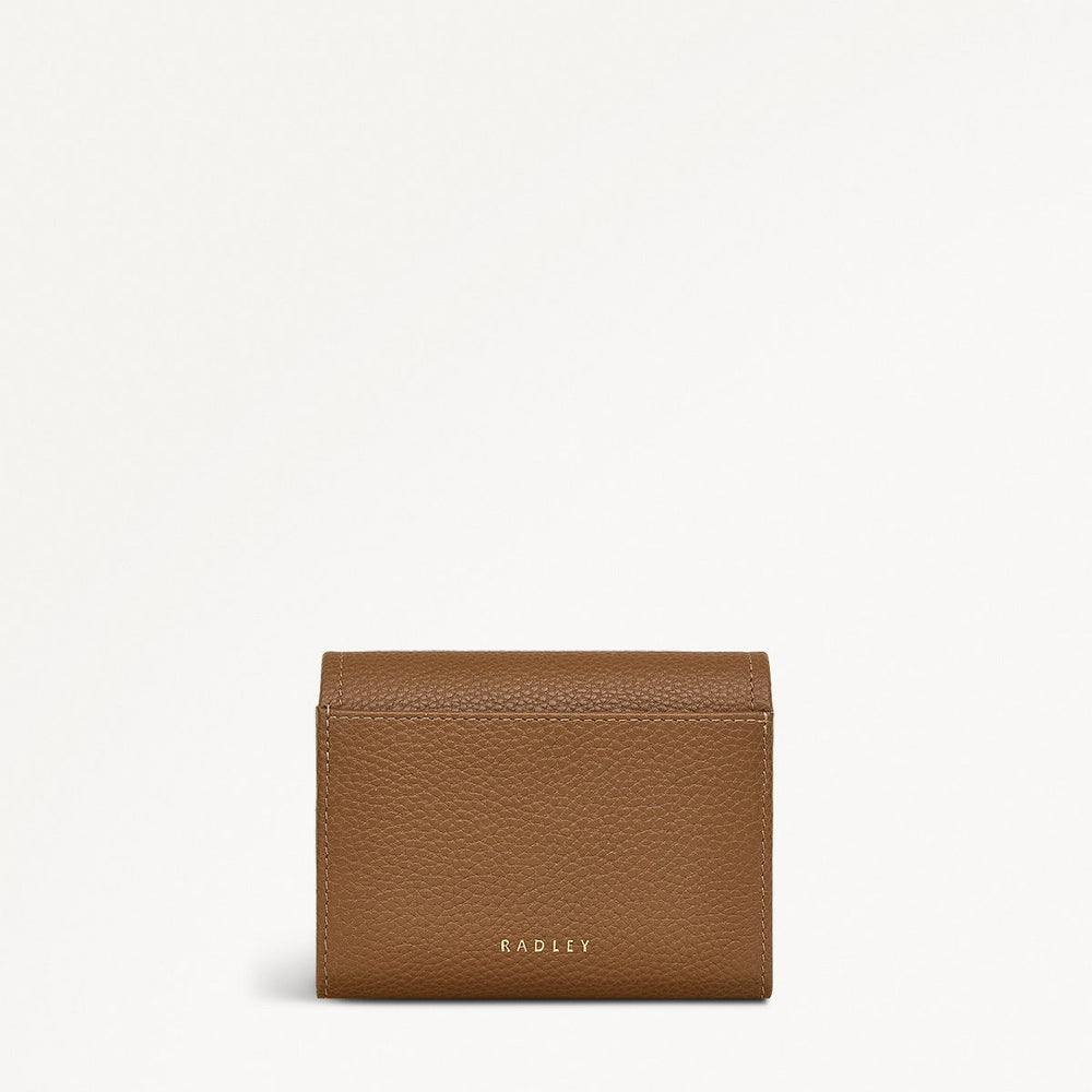 Carpenter Yard Leather Medium Flapover Wallet in Milka - 110872