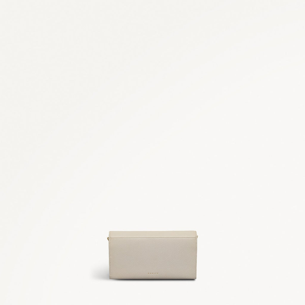 Carpenter Yard Leather Large Phone Crossbody in Chalk - 110874