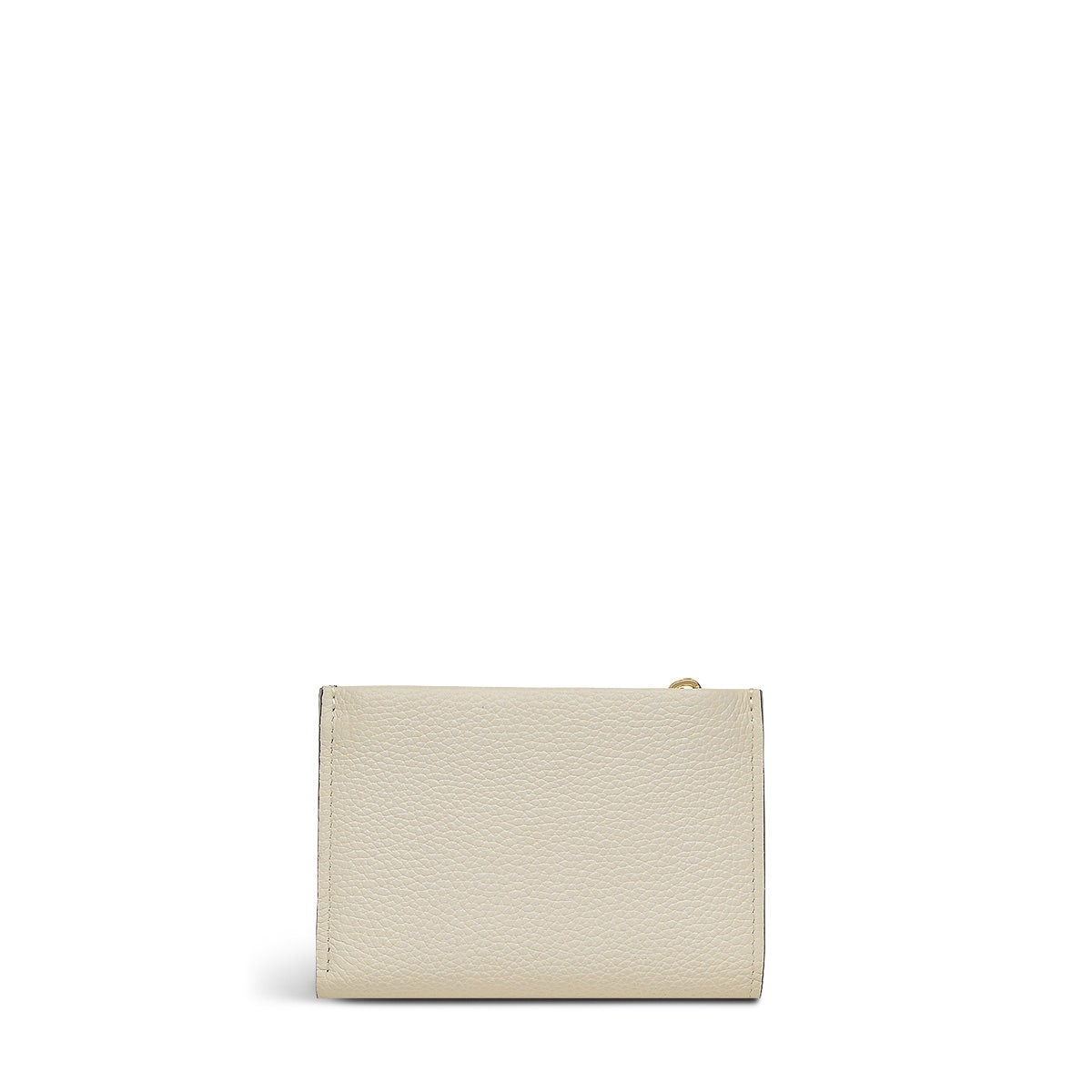 Alpha Road Leather Small Bifold Wallet in Chalk - 110884